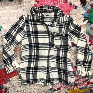 River Island plaid button up shirt